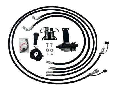 W.R. Long live third function joystick and valve kit
