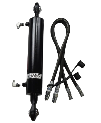W.R. Long hydraulic top link cylinder and hoses